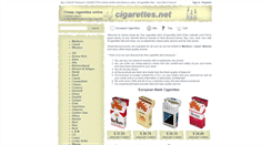 Desktop Screenshot of 4cigarettes.net