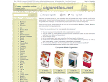 Tablet Screenshot of 4cigarettes.net